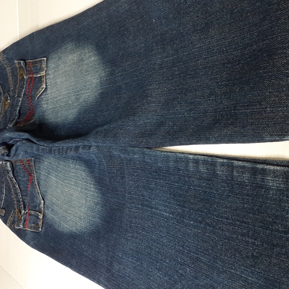 Fyi Kai Lu Jean's Size 27 Zippered Legs Blue Jeans - Picture 10 of 16